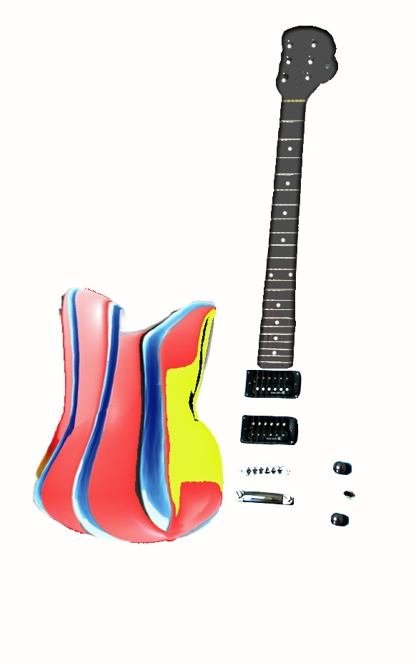 Creation of  Guitar men: Step 4
